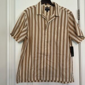 New with tags, Men’s, striped button down